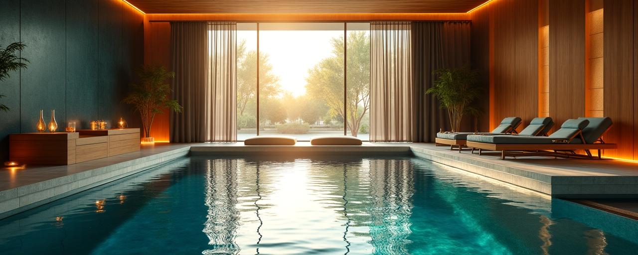 Vista lussuosa della nostra spa con elementi nautici